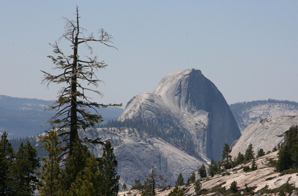 Looking South and West toward Half Dome.